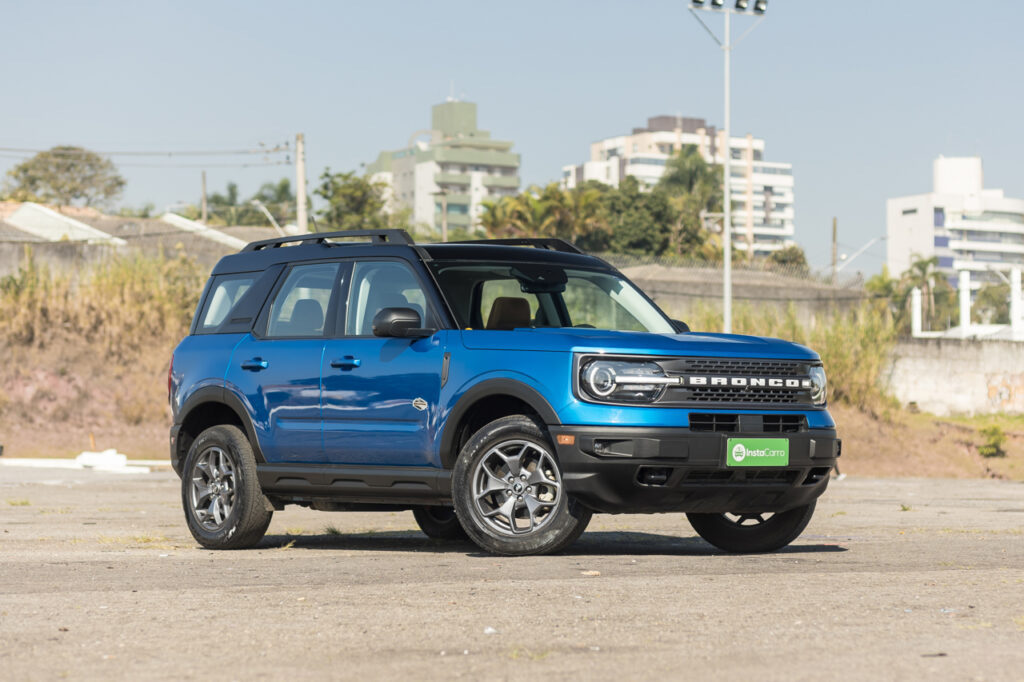 Ford confirma Novo Bronco para o Brasil ainda em 2025 8 Ford Bronco Sport azul