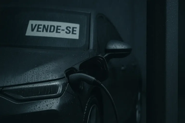 Mercado Automotivo 2 carro elétrico com placa de vende-se